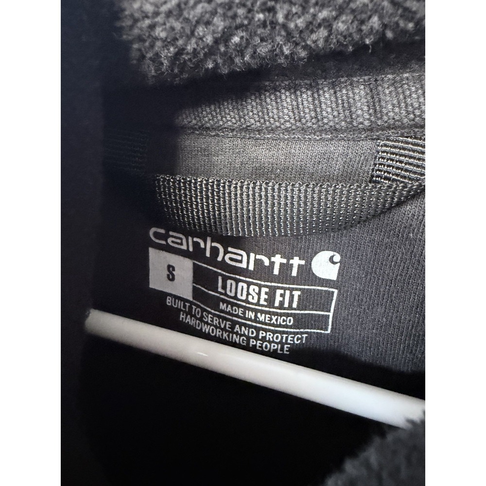 Carhartt Pullover Hoodie Men's Small 1889 Workwear Loose Fit - Picture 3 of 5